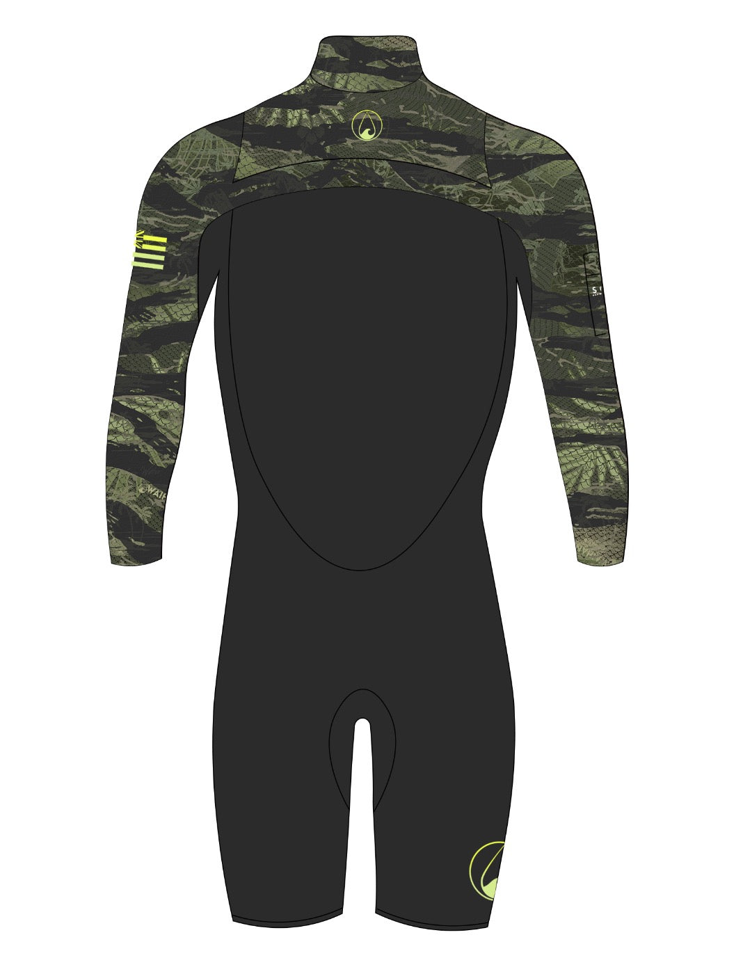 Men's Lime Fishbone Long Sleeve Spring Suit